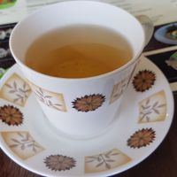 Free tea at Momo Cafe in South West London