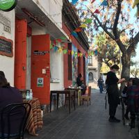 Outside at Chancho 6 in Santiago