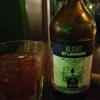 Blueberry lavender kombucha at Chez Victor - St Paul in Quebec