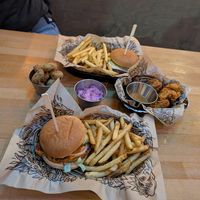 Vegan food at Twisted at Twisted Burger Company in Sheffield