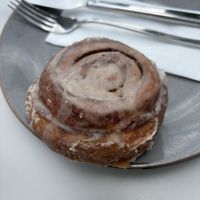 Cinnamon bun  at Arapina in South East London