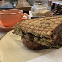 Walnut toastie  at Arapina in South East London