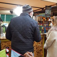 Chocolate churro at Brazilian Churros - Food Stand in South East London