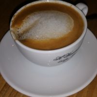 A delicious coffee with almond milk at Försters in Offenbach