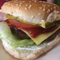 cheezeburger (without sides) at Mana in Binghamton