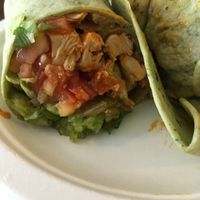 buffalo chick'n wrap at Mana in Binghamton