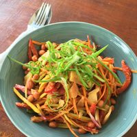 Thai salad - vegan at Cafe Kumbuk Good Market in Colombo