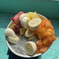 sunrise açaí bowl  at Little Fish Coffee in Koloa