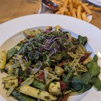 Veggie pasta no cheese at The Westside Local in Kansas City