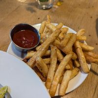 Crispy.. ketchup seemed homemade! at The Westside Local in Kansas City