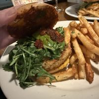 Mushroom Sammie with the house vegan patty subbed  at The Westside Local in Kansas City