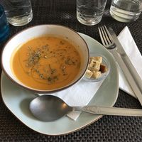 Sopa de tomate at Bruta Flor in Lisbon