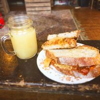 Kim-cheese toastie at The Cran in Glasgow