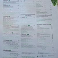 menu at Ekvilibro in Sintra