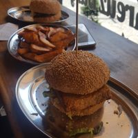 The tofu burger. at KreuzBurger - Rosenthaler in Berlin