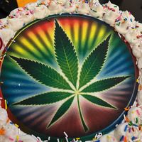 Rainbows and cannabis cake at The Hearty Hooligan in Hamilton