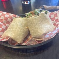 BLT in a wrap. Best seitan bacon I’ve ever had.  at The Hearty Hooligan in Hamilton
