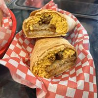 Breakfast wrap  #Veganuary at The Hearty Hooligan in Hamilton