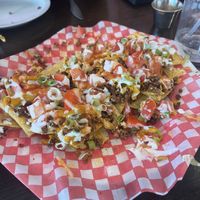 Loaded nachos  at The Hearty Hooligan in Hamilton
