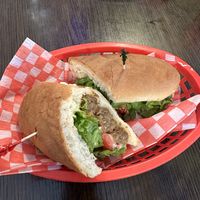 Chopped cheese sandwich   at The Hearty Hooligan in Hamilton