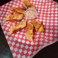 Pizza rolls at The Hearty Hooligan in Hamilton