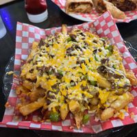 Philly loaded fries at The Hearty Hooligan in Hamilton