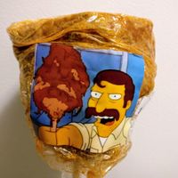 Khlav Kalash seitan meat on a stick! at The Hearty Hooligan in Hamilton