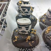Stormtrooper cupcake! One of the many Star Wars creations on May the 4th at The Hearty Hooligan in Hamilton