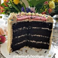 Chocolate peanut butter cake at The Hearty Hooligan in Hamilton