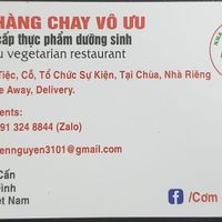 Business card front at Vo Uu Chay in Hanoi