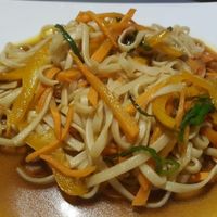 Soba noodles with teryiaki sauce and vegetables. at ProSushi in Tver