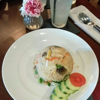 Bangkok Fried Rice, vegetable no egg at Thailicious in Southlake