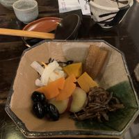 Combination vegetables at Suzuya in Takayama