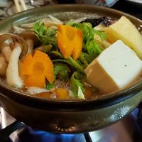 Vegetarian hotpot at Suzuya in Takayama