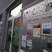 seen from outside at Das Kombinat in Augsburg