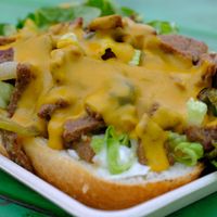 Seitan Philly Cheese Steak at Revolution Vegan Kitchen in Austin