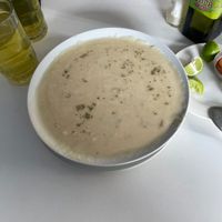 Sopa de alcachofas. Artichoke soup  at Vida Sana - Jr. Camaná in Lima