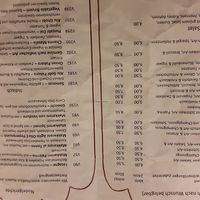 Vegan Menu at Pizzeria Bollywood in Hagen