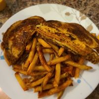 Reuben sandwich and fries at Hearts Choices - NorthEast in Calgary