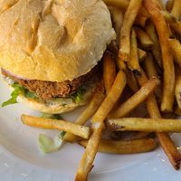 Chick'un bacon ranch with fries and rosemary gravy at Hearts Choices - NorthEast in Calgary