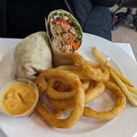 Ginger chickun wrap at Hearts Choices - NorthEast in Calgary