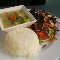 Thai green curry at Hearts Choices - NorthEast in Calgary