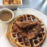 Chicken and Waffles!  at Hearts Choices - NorthEast in Calgary