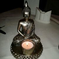 Table decor at Orangegrass in South Shields