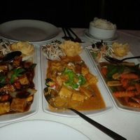 Tofu Rad Prik, Tofu Pud Ped, Pud PhakSam Sahai dishes at Orangegrass in South Shields