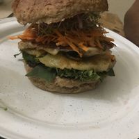 veggie burger  at Veggie in Morelia