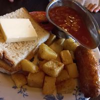 Kid's breakfast (vegan on request) at Bill's in South East London