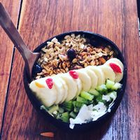 Açaí bowl  at Fresco Habito in Playa Del Carmen