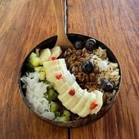 açaí bowl, delicious! at Fresco Habito in Playa Del Carmen