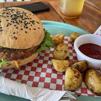 Holymoly Burger  at Fresco Habito in Playa Del Carmen